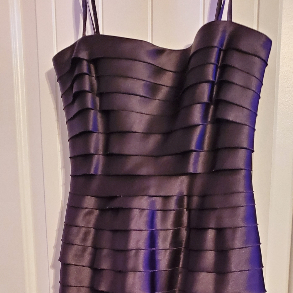 Womans Satin Strapless BCBGMaxAzria Dress